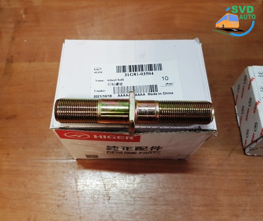 Гайка+Шпилька задняя под бескамерн диск Higer 6840