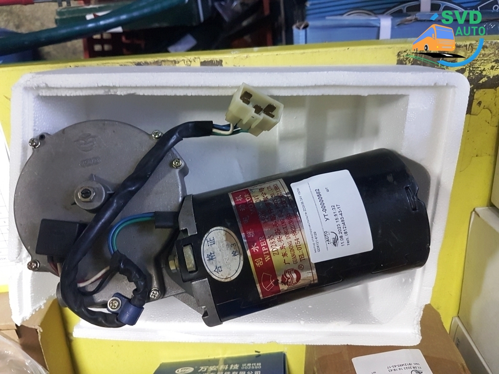 Мотор стеклоочистителя ZD2735/37V03-28501-1 180W 24V 5 контактов — изображение 2